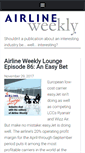 Mobile Screenshot of airlineweekly.com
